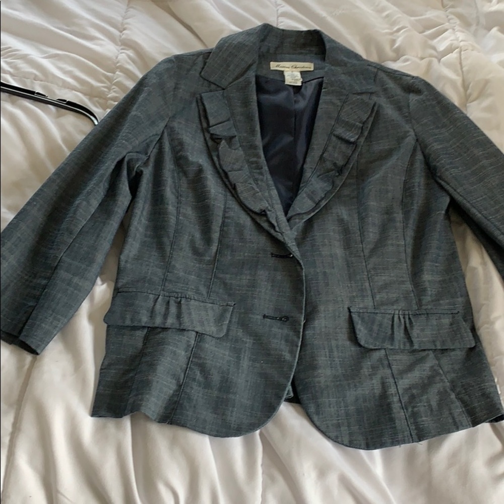 Jean colored blazer